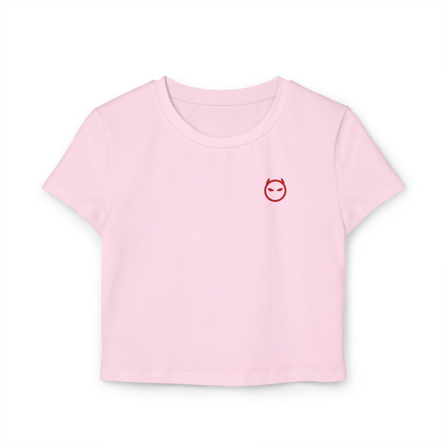 "Won't Get Caught" RED Cropped Tee