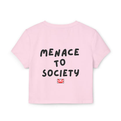 "Menace to Society" Cropped Tee