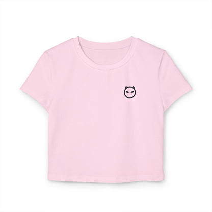"Won't Get Caught" Cropped Tee
