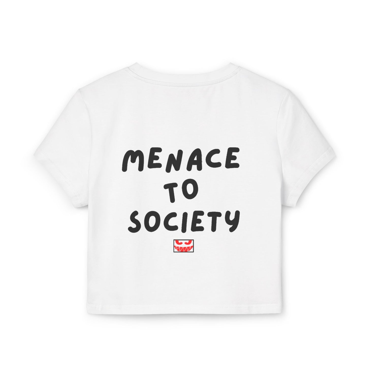 "Menace to Society" Cropped Tee