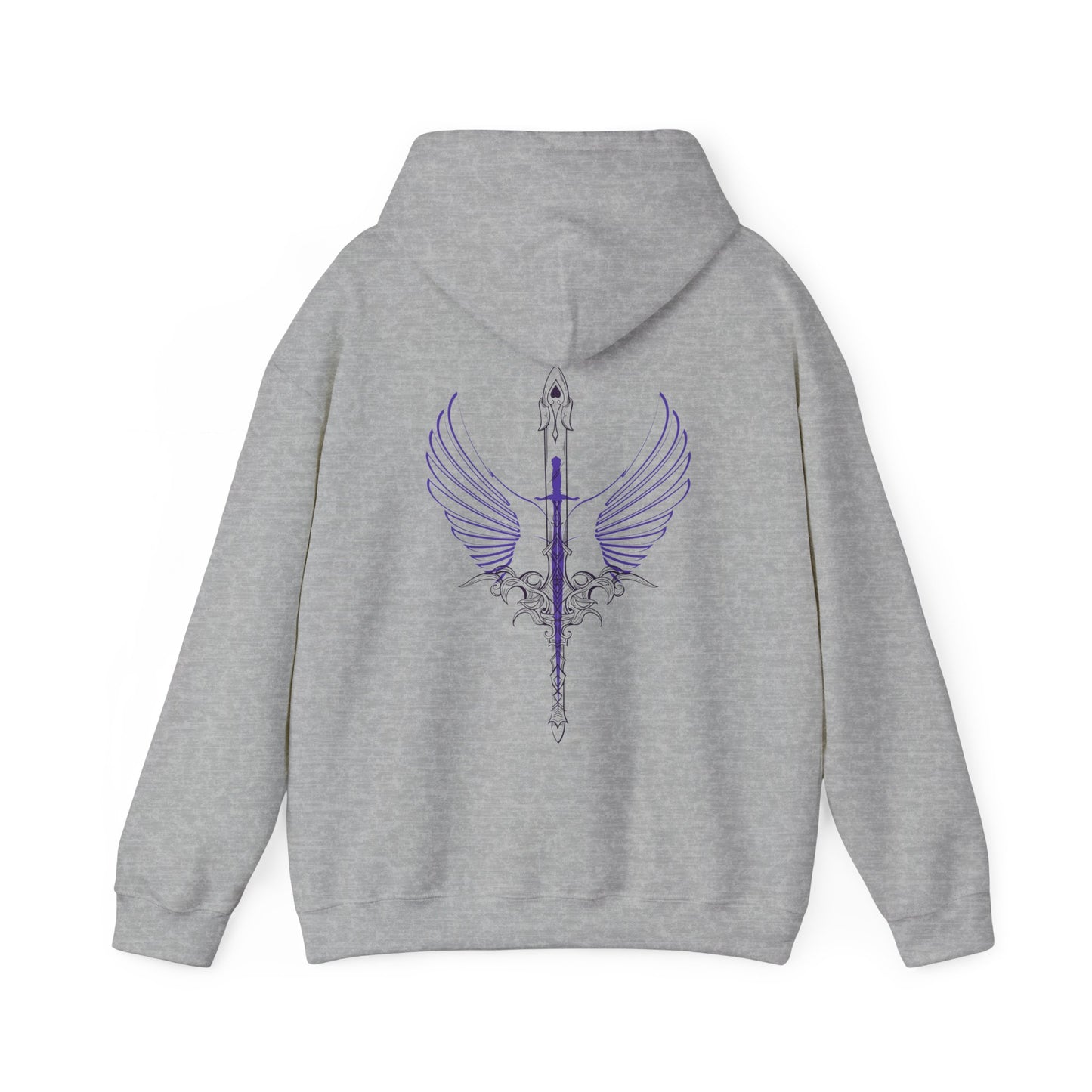 "Midnight" Purple Traditional Hoodie