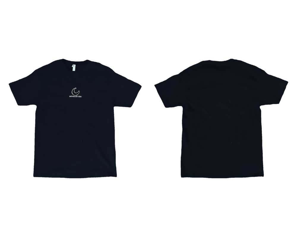 Moon Logo Tee — front and back
